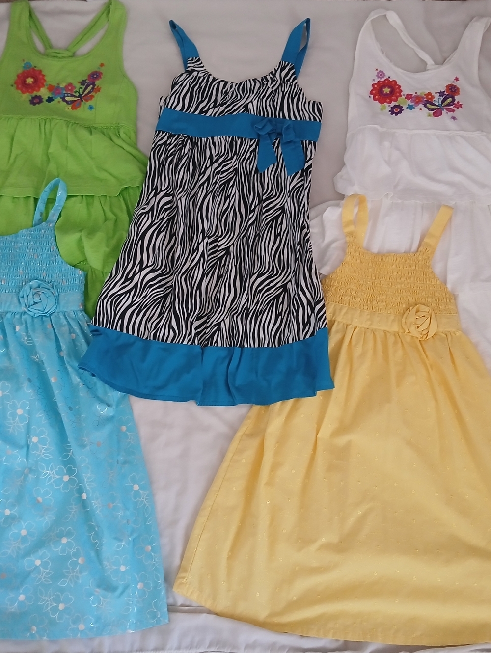 Girls bundle lot of dresses Size 10/12 (5Pieces)